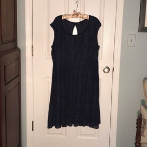 💙 Blue Lace Skater Dress Torrid Sz 3 (Worn Once!)